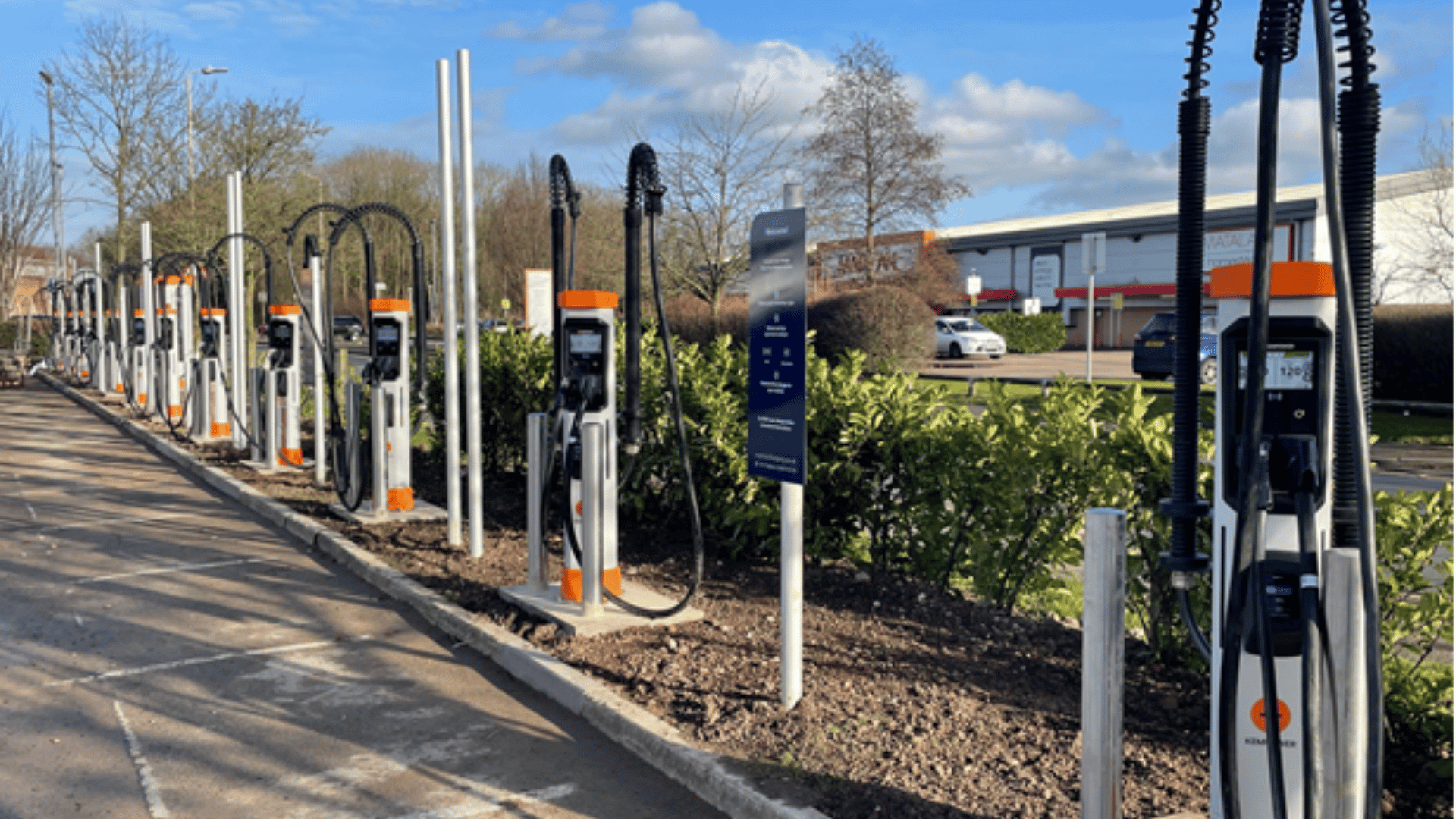 EV chargers at Beaumont